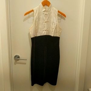 Vintage Asian/Cheongsam/Qipao Style Velvet Dress